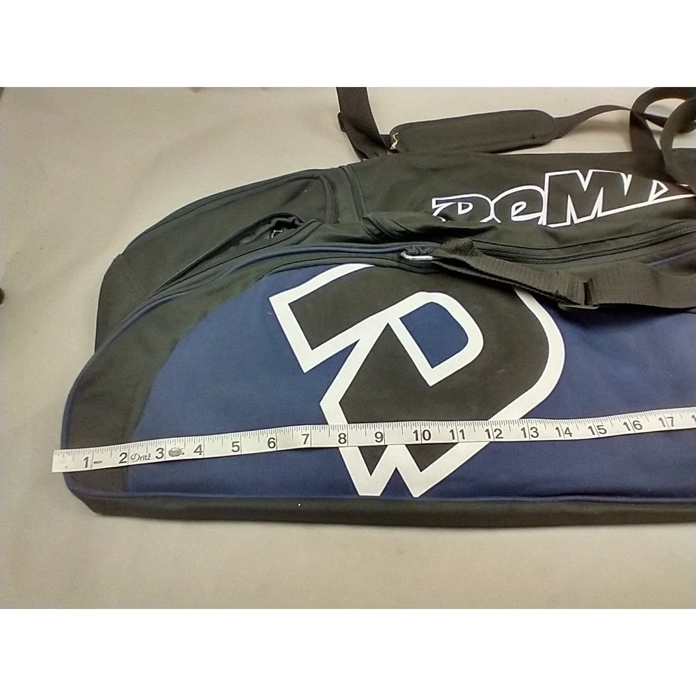 DeMarini Travel Bat Baseball Softball Bag Hangable Black Blue 36 X 10‎